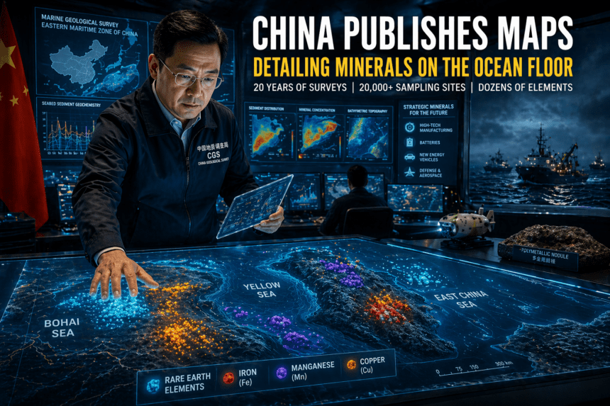 China Publishes Maps Detailing Minerals on the Ocean Floor