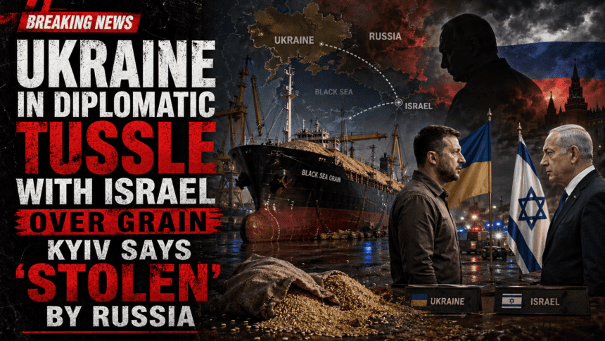 Ukraine in diplomatic tussle with Israel over grain Kyiv says ‘stolen’ by Russia