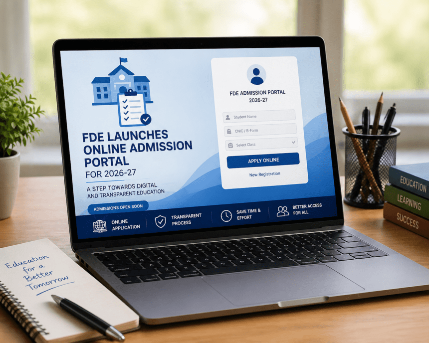 FDE Launches Online Admission Portal for 2026-27 Academic Session