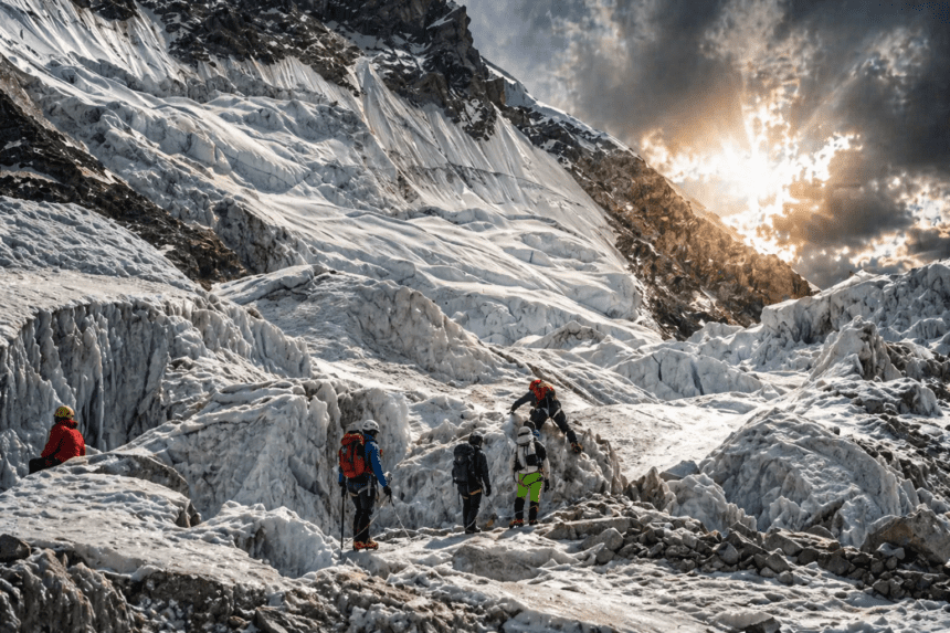 Huge chunk of glacier blocks Everest route in peak climbing season