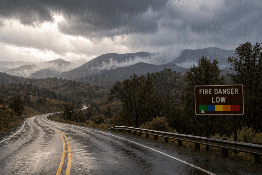 Rain to Douse Southern Wildfire Risk and Ease Drought Through Weekend