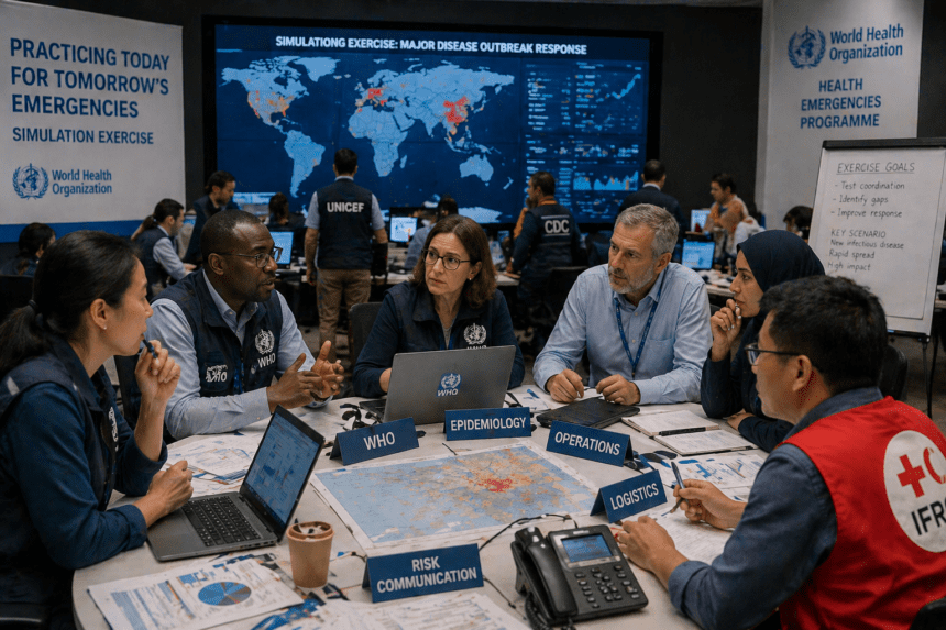 WHO convenes global simulation exercise to strengthen outbreak preparedness