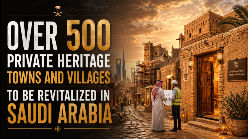 Over 500 private heritage towns and villages to be revitalized in Saudi Arabia