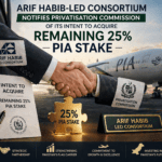 Arif Habib-led consortium notifies Privatization Commission of intent to buy remaining 25% PIA stake