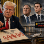 Trump calls off Witkoff and Kushner trip to Pakistan for Iran peace talks