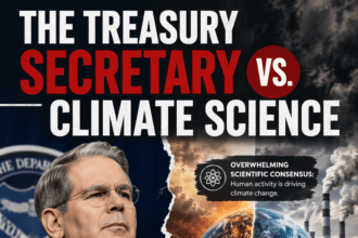 And that, in the end, is what gives this story its edge. This is not really the Treasury secretary versus environmental activists, or the Treasury secretary versus diplomatic fashion. It is the Treasury secretary versus a body of scientific evidence that has only grown stronger. He can try to narrow the mandate. He can cut the funding. He can change the language. What he cannot do is make the underlying climate risk disappear.