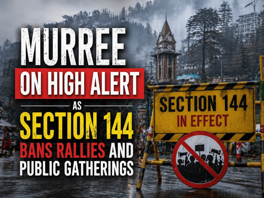 Murree on High Alert as Section 144 Bans Rallies and Public Gatherings
