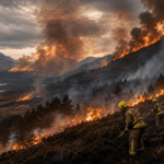 Series of wildfires breaks out across Scotland during ‘extreme’ alert