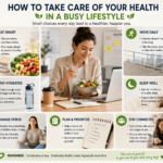 how to take care of your health in a busy lifestyle