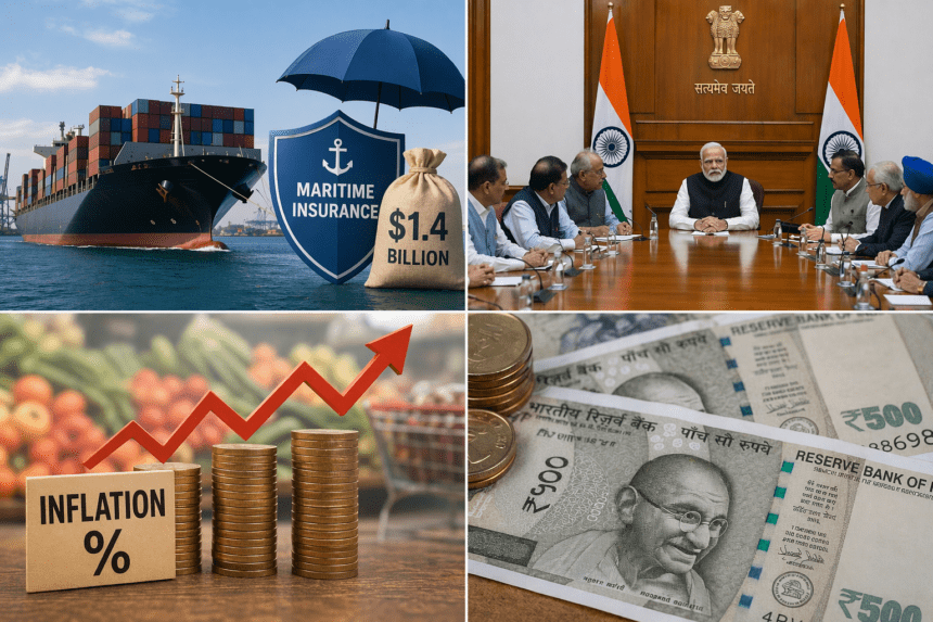 India approves $1.4 billion maritime insurance pool, raises inflation-linked allowances