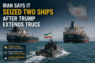 Iran Says It Seized Two Ships After Trump Extends Truce