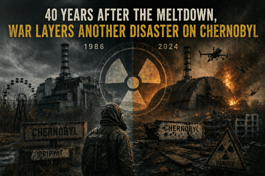 Forty years after the meltdown, war adds a new disaster to Chernobyl