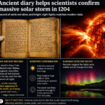 Medieval diary helps scientists trace major solar storm from early 13th century