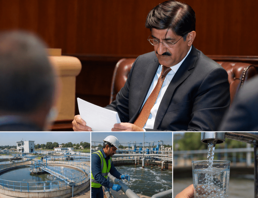 Sindh Approves 6 MGD Water Treatment Plant for Hyderabad