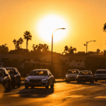 How can I protect my car when the weather is scorching?