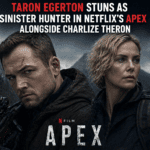 Taron Egerton stuns as sinister hunter in Netflix’s Apex alongside Charlize Theron
