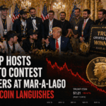 Trump hosts crypto contest winners at Mar-a-Lago as his coin languishes