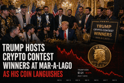 Trump hosts crypto contest winners at Mar-a-Lago as his coin languishes