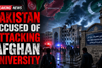 Pakistan accused of attacking Afghan university as cross-border tensions deepen