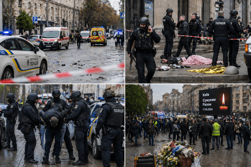 At least 6 killed after gunman opens fire in Kyiv