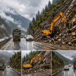 Traffic restored on the Karakoram Highway after landslides as heavy rains lash Gilgit-Baltistan