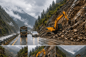 Traffic restored on the Karakoram Highway after landslides as heavy rains lash Gilgit-Baltistan