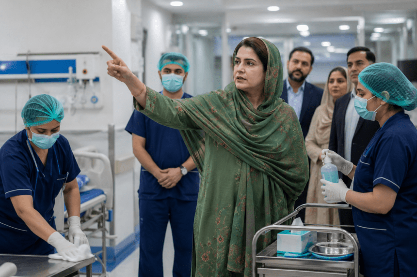 Azra Pechuho Orders Strict Hygiene and SOP Enforcement in Hospitals