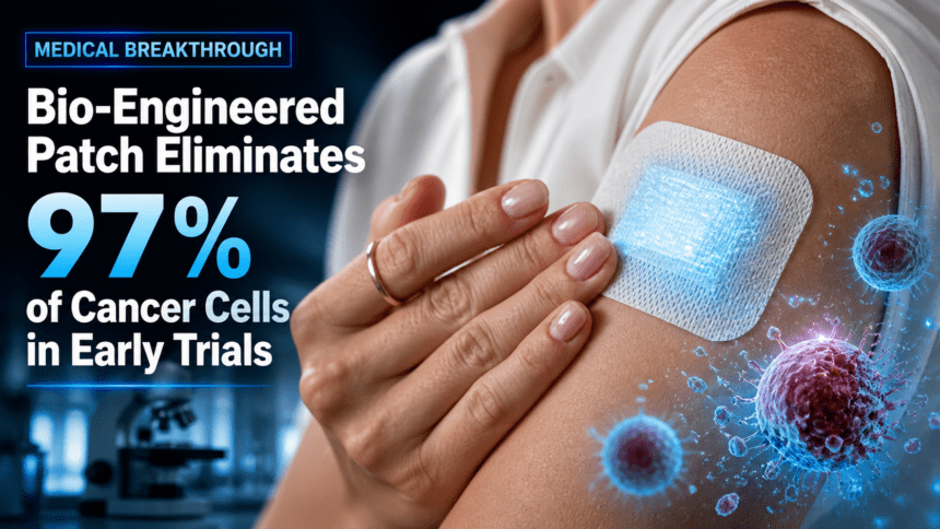 Bio-Engineered Patch Eliminates 97% of Cancer Cells in Early Trials