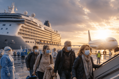 First passengers leave virus-stricken cruise ship as quarantine ends