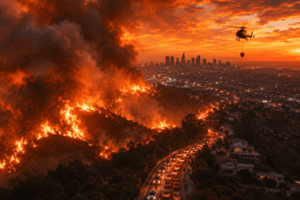 Brush Fire Near Los Angeles Forces Thousands to Evacuate