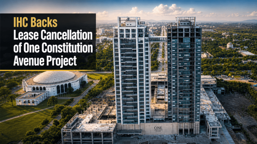 IHC Backs Lease Cancellation of One Constitution Avenue Project