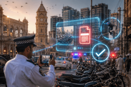 Karachi Traffic Police Issue E-Challans After Photographing Parked Motorcycles