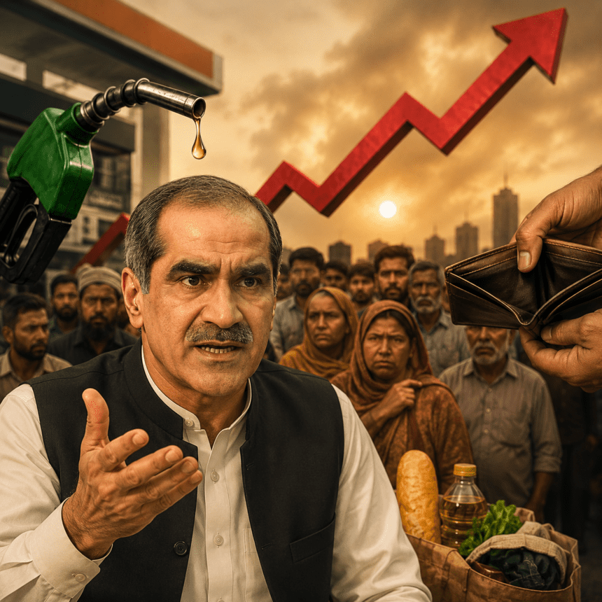 ‘How Will People Survive?’ Saad Rafique Slams Petrol Price Hike