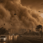 Dust Storm Warning Issued for Central and Southern Regions