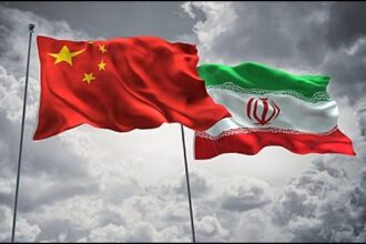 Iranian and Chinese officials in Beijing
