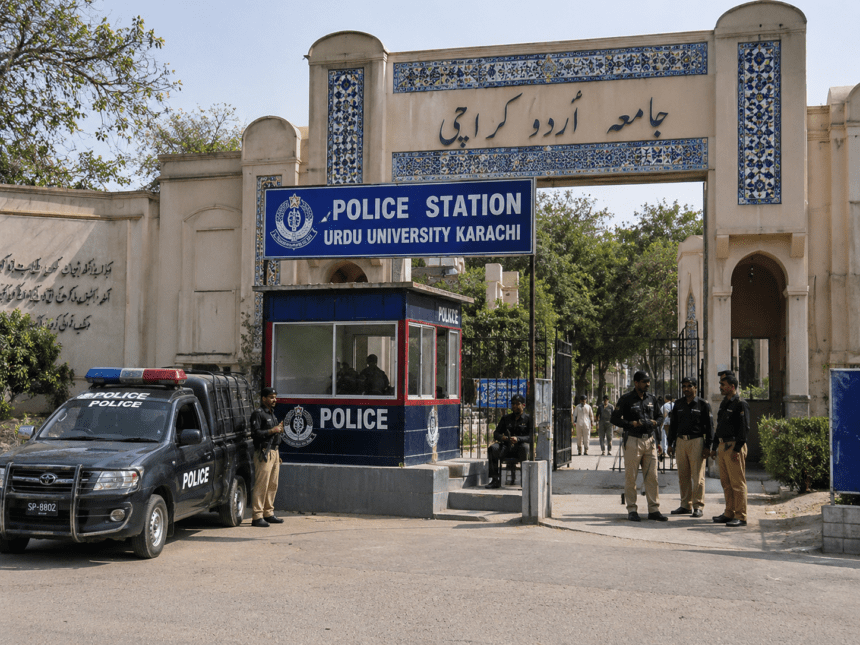 Police Station Established Inside Urdu University Karachi Campus Sparks Concerns