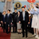 Trump lands in Beijing for high-stakes talks with Xi as trade and North Korea loom large