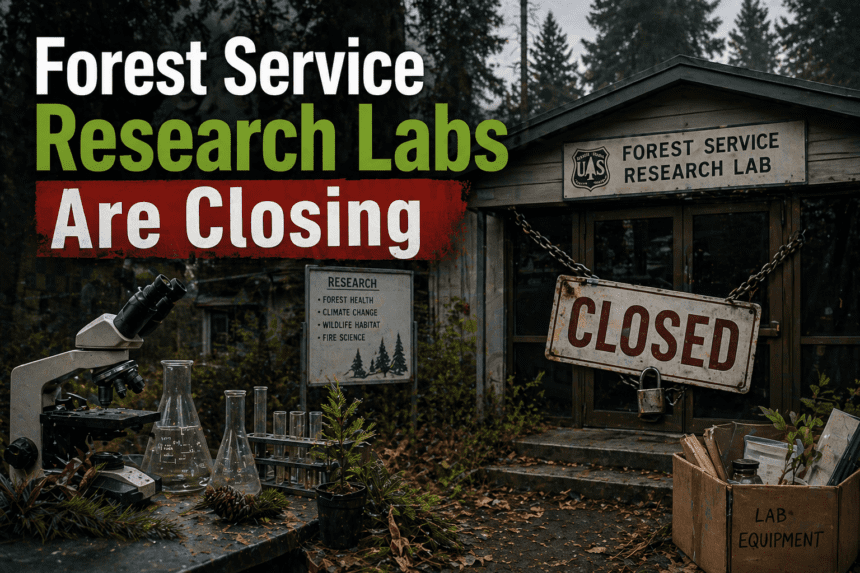 Forest Service Research Labs Are Closing