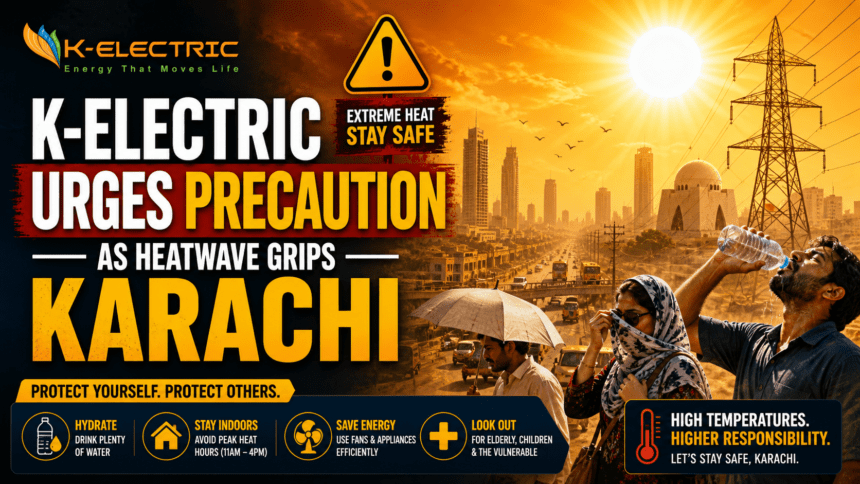 K-Electric urges precaution as heatwave grips Karachi