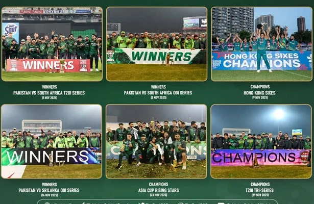 November declared an exceptional and memorable month for Pakistan cricket
