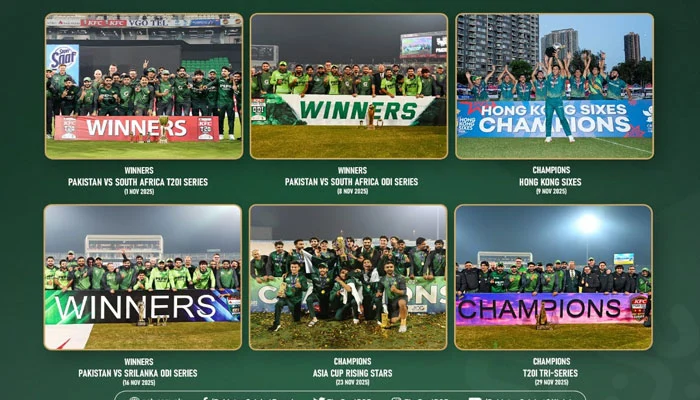 November declared an exceptional and memorable month for Pakistan cricket
