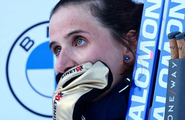 French biathlete Julia Simon receives six-month suspension, remains eligible for Winter Olympics