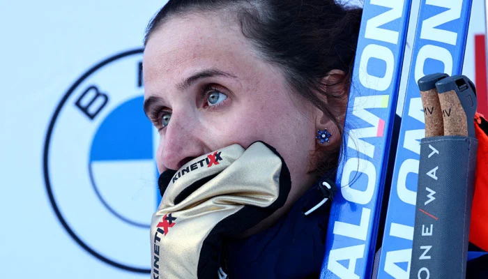 French biathlete Julia Simon receives six-month suspension, remains eligible for Winter Olympics