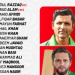 Abdul Razzaq to lead Pakistan Over-40s team featuring Shahid Afridi