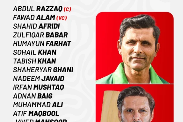 Abdul Razzaq to lead Pakistan Over-40s team featuring Shahid Afridi