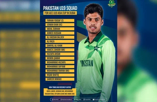 Pakistan Announces Squad for the U19 Asia Cup
