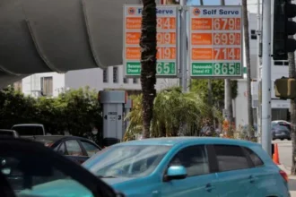 California oil stocks fall