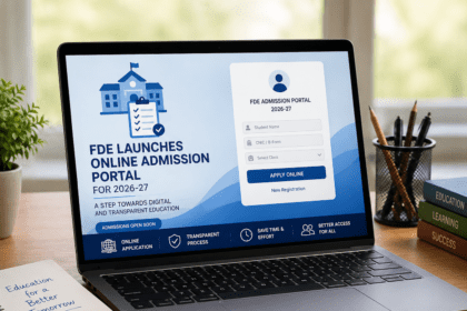 FDE Launches Online Admission Portal for 2026-27 Academic Session