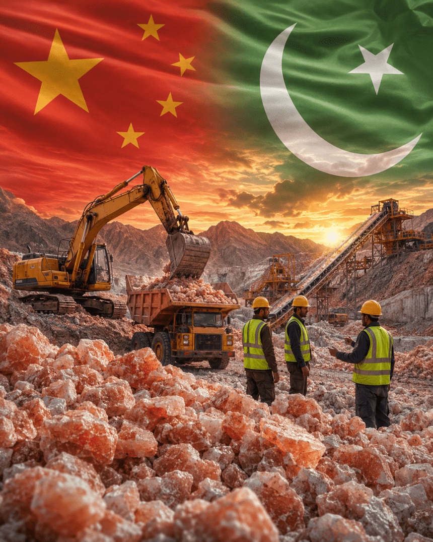 Pakistan, China sign pact to turn rock salt reserves into global export business