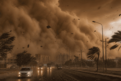 Dust Storm Warning Issued for Central and Southern Regions